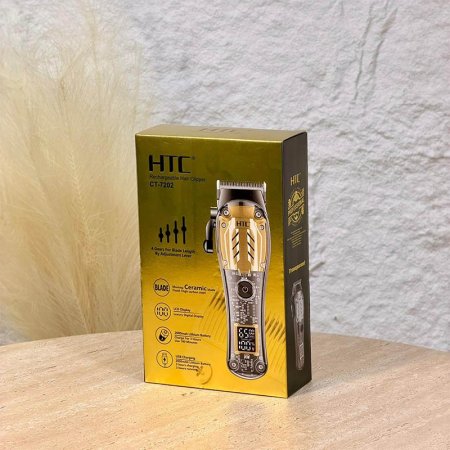 ماكنة HTC حلاقة ذقن A103/7 شاشة رقمية 2000ملي امبير غطا شفاف =WW